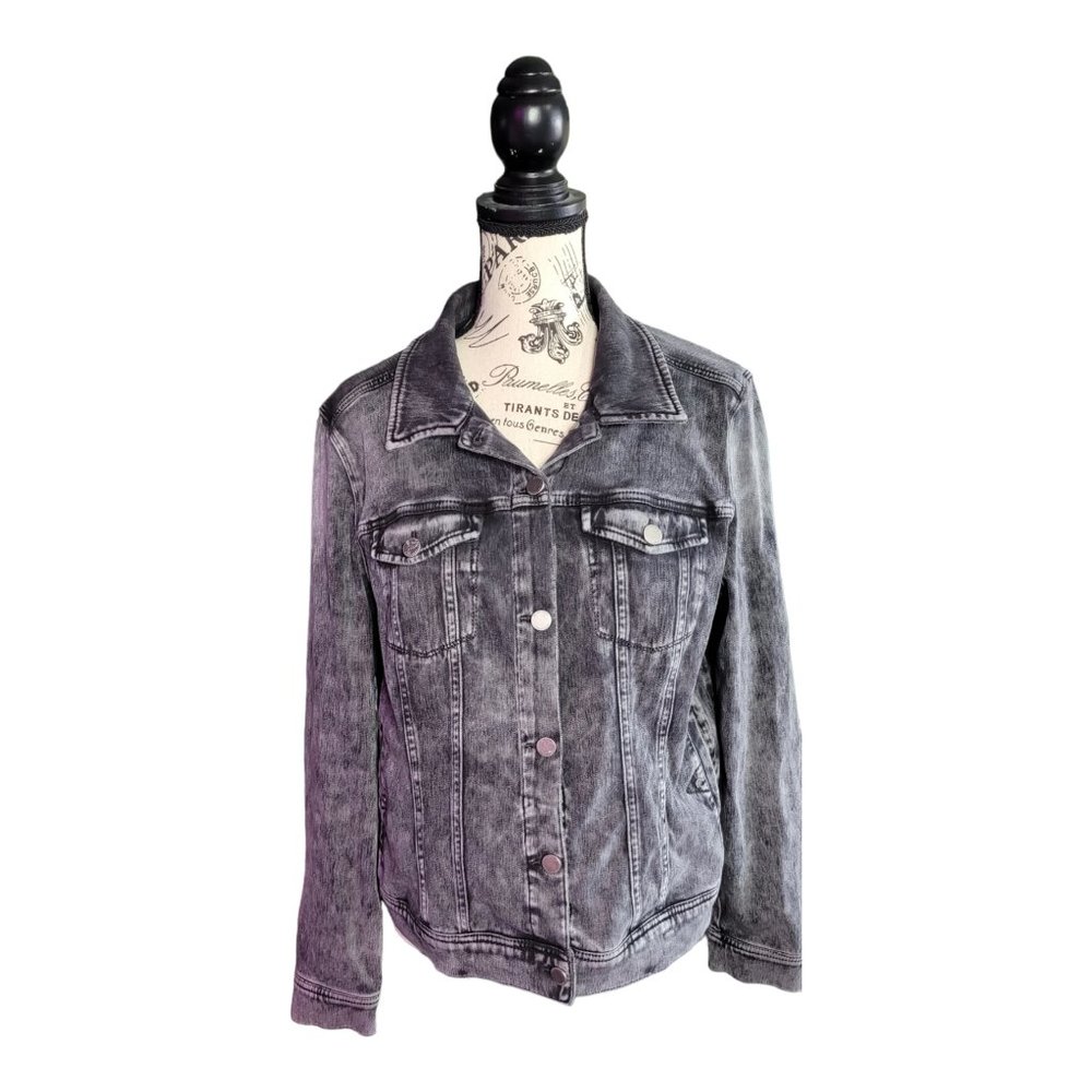 Refashioned embellished denim jacket - Picture 2 of 4